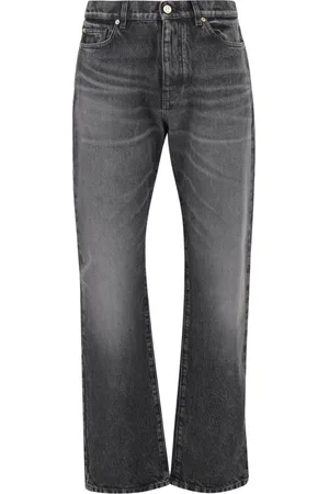 VERSACE Jeansy, Mężczyzna, Szary, W29, Eleganckie Spodnie dla Mężczyzn