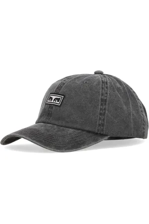 Obey Akcesoria, unisex, Czarny, ONE SIZE, Zagięty daszek Unisex Ikona oka Czapka