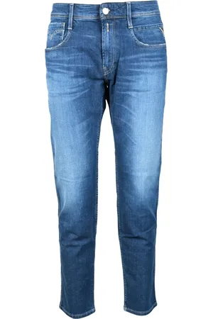 Replay Jeansy, Mężczyzna, Niebieski, W32, Denim, Klasyczne Jeansyy Denim