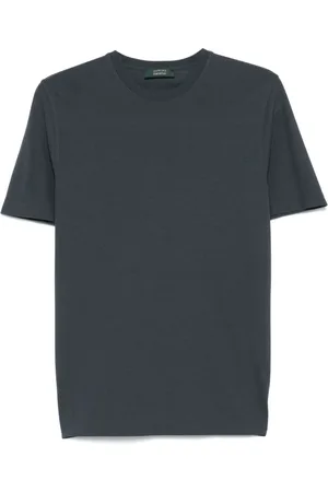 ZANONE Koszulki, Mężczyzna, Szary, XL, Szare T-shirty i Pola