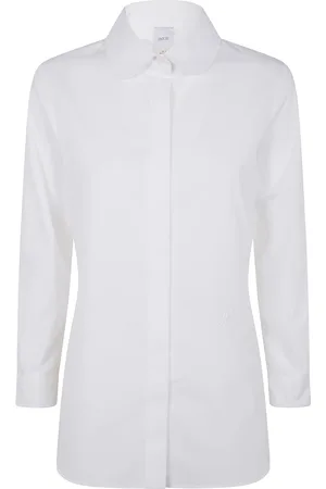 Patou Bluzki, Kobieta, Biały, M, Slim Fit Klasyczna Koszula