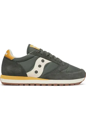 Saucony Buty, Mężczyzna, Zielony, 41 EU, Zielone sneakersy z wyjmowaną wkładką