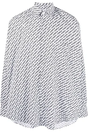 Vetements Koszule, Mężczyzna, Biały, M, Biała Casualowa Koszula dla Mężczyzn