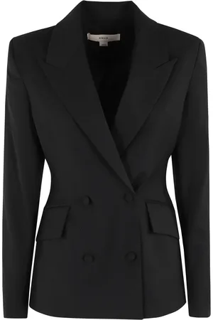 REMAIN Birger Christensen Kurtki, Kobieta, Czarny, 2XS, Slim Fit Koszula Bawełniana