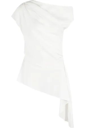 Simkhai Koszulki, Kobieta, Biały, 4XS, Elegancka Sukienka Saskia