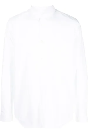 A.P.C. Koszule, Mężczyzna, Biały, L, Koszula z haftem loga Edouard Button Down