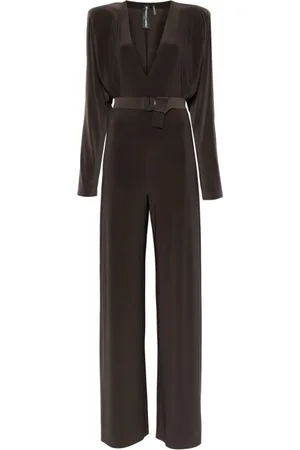 Norma Kamali Kombinezony, Kobieta, brązowy, XS, Dolman Jumpsuit