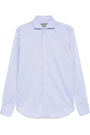 corneliani Koszule, Mężczyzna, Niebieski, 3XL, Niebieska Koszula Męska Moda
