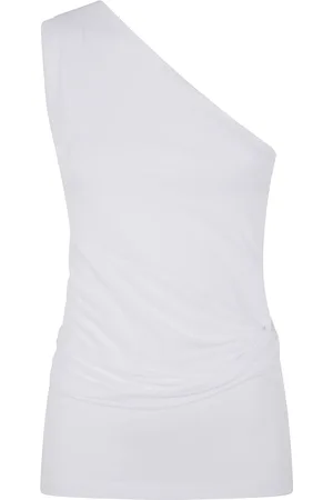 Patou Koszulki, Kobieta, Biały, L, Elegant One Shoulder Top