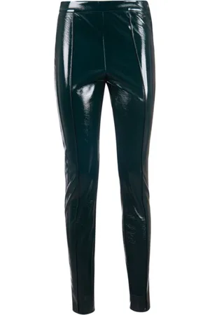 Armani Exchange Spodnie, Kobieta, Zielony, S, Zielone Legginsy dla Kobiet