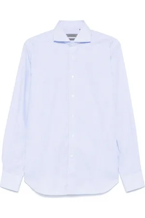 corneliani Koszule, Mężczyzna, Niebieski, XL, Czysta Niebieska Stylowa Męska Koszula
