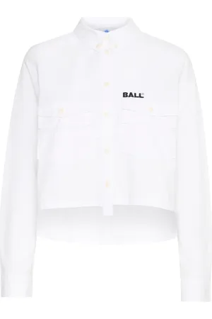 Ball Bluzki, Kobieta, Biały, XS, Bluza z Haftem