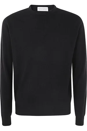FILIPPO DE LAURENTIIS Swetry, Mężczyzna, brązowy, 3XL, Casual Top z Okrągłym Dekoltem i Długim Rękawem
