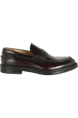 Corvari Buty, Mężczyzna, Czerwony, 40 EU, Skórzany Loafer w stylu Wembley