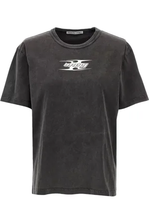 Alexander Wang Koszulki, Kobieta, Szary, S, Blade Logo T-Shirt