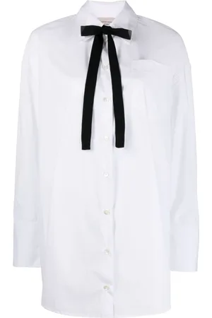 SEMICOUTURE Bluzki, Kobieta, Biały, S, Shirts