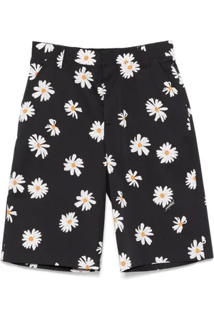 Moschino Szorty, Mężczyzna, Czarny, XL, Czarne spodnie z przodu na guziki