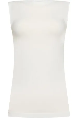 Wolford Koszulki, Kobieta, Biały, M, Biała Aurora Top