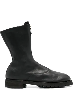 GUIDI Buty, Mężczyzna, Czarny, 40 EU, Buty Wojskowe na Zamek Błyskawiczny