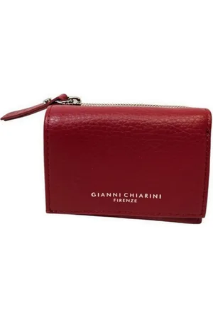 Gianni chiarini Akcesoria, Kobieta, Czerwony, ONE SIZE, Czerwony Portfel Dollaro