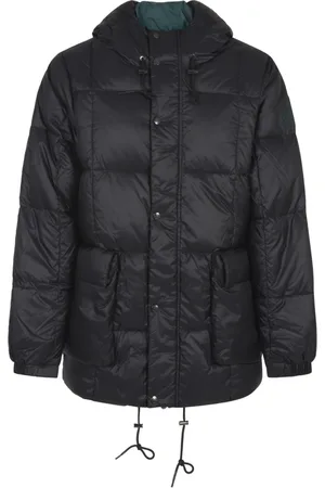 PYRENEX Kurtki, Mężczyzna, Czarny, S, Czarne Płaszcze Audoubert 2 Paraboot