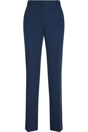Alberta Ferretti Spodnie, Kobieta, Niebieski, M, Eleganckie Spodnie dla Kobiet