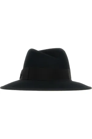 Borsalino Akcesoria, Kobieta, Czarny, L, Stylowe Kolekcja Czapki