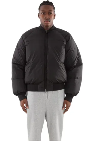 Garment Workshop Kurtki, Mężczyzna, Czarny, L, Stylowa Oversize Bomber Jacket