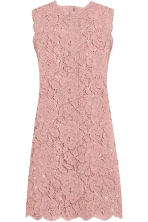 Dolce & Gabbana Sukienki, Kobieta, Różowy, L, Eleganckie Sukienki Projektanta