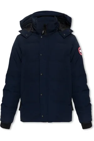 Canada Goose Kurtki, Mężczyzna, Niebieski, S, Kurtka Puchowa Wyndham