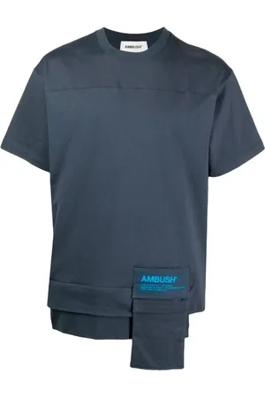 AMBUSH Koszulki, Mężczyzna, Niebieski, M, Bawełniany T-shirt dla mężczyzn
