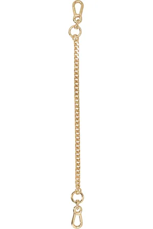 VERSACE Akcesoria, Mężczyzna, Żółty, ONE SIZE, Metalowy Uchwyt na Klucze