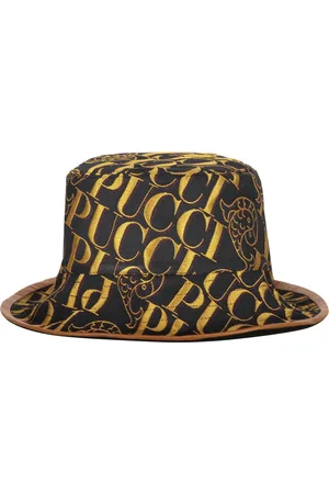 Emilio Pucci Akcesoria, Kobieta, Wielobarwność, ONE SIZE, Logo Jacquard Bucket Hat