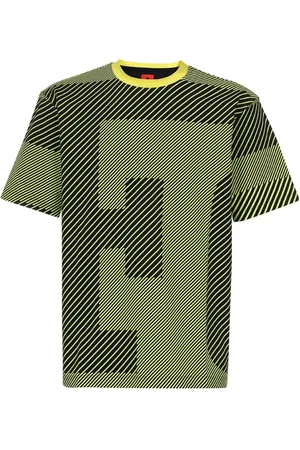 FERRARI Koszulki, Mężczyzna, Zielony, XL, Bawełniana Koszulka z Logo