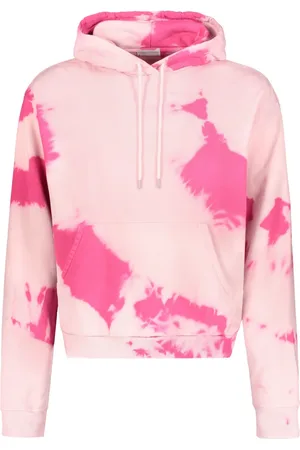 JOHN ELLIOTT Bluzy, Mężczyzna, Różowy, L, Tie Dye Bawełniany Hoodie