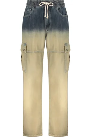 Dolce & Gabbana Jeansy, Mężczyzna, Wielobarwność, L, Faded Cargo Jeansy