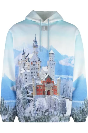 Vetements Bluzy, Mężczyzna, Wielobarwność, L, Zimowa drukowana bawełniana bluza