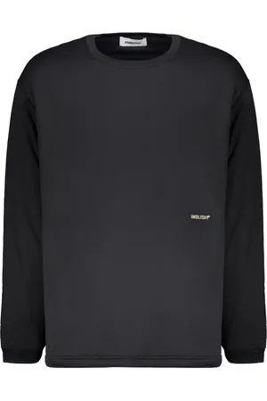 AMBUSH Koszulki, Mężczyzna, Czarny, S, Maxi T-shirt z żyłkowanymi detalami