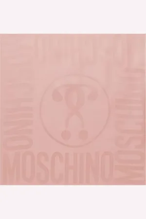 Moschino Akcesoria, Kobieta, Różowy, ONE SIZE, Stylowy Szalik dla Modnego Wyglądu