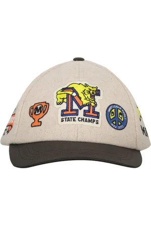 MARKET Akcesoria, Mężczyzna, Beżowy, ONE SIZE, Czapka Baseballowa z Naszywką