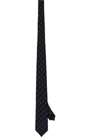 corneliani Akcesoria, Mężczyzna, Niebieski, ONE SIZE, Krawat z wełny Jacquard