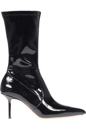 Francesco Russo Buty, Kobieta, Czarny, 38 1/2 EU, Spiczaste Botki