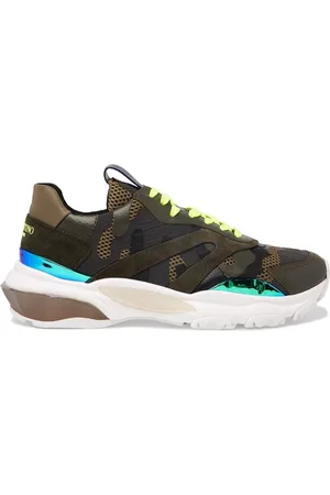 VALENTINO GARAVANI Buty, Mężczyzna, Zielony, 40 1/2 EU, Skóra, Buty Bounce Skóra Mężczyźni Włochy
