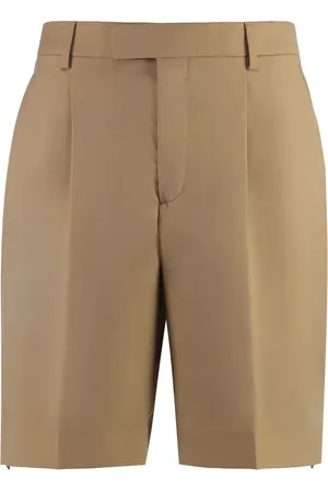 Vetements Szorty, Mężczyzna, Beżowy, S, Wełniane Bermudy