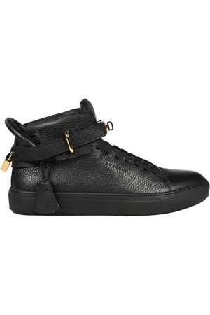 BUSCEMI Buty, Mężczyzna, Czarny, 40 EU, Wysokie skórzane trampki
