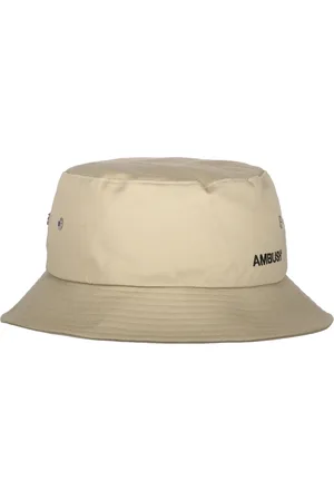 AMBUSH Akcesoria, Mężczyzna, Beżowy, M, Bawełniana czapka z daszkiem z logo