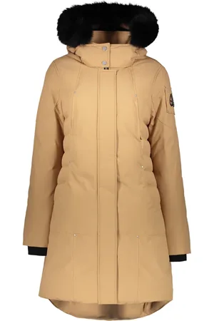 Moose Knuckles Płaszcze, Kobieta, Beżowy, S, Parka z odpinanym futrem