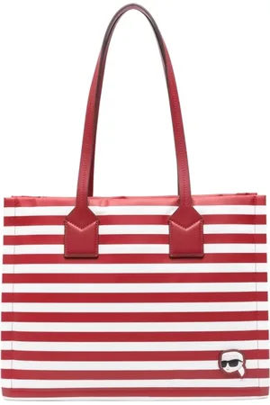 Karl Lagerfeld Torebki, Kobieta, Wielobarwność, ONE SIZE, Nylon, Ikon Nylon Square Tote