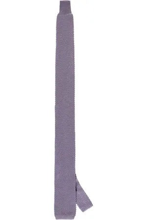 corneliani Akcesoria, Mężczyzna, Fioletowy, ONE SIZE, Jedwabny Sweter Krawat