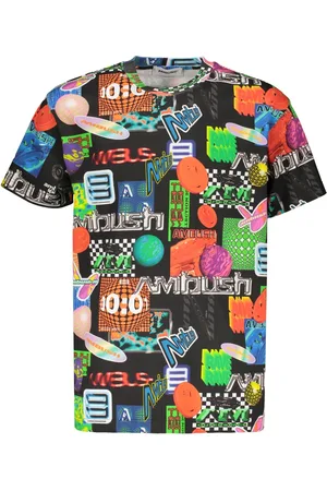 AMBUSH Koszulki, Mężczyzna, Wielobarwność, S, T-shirt z nadrukiem bawełniany